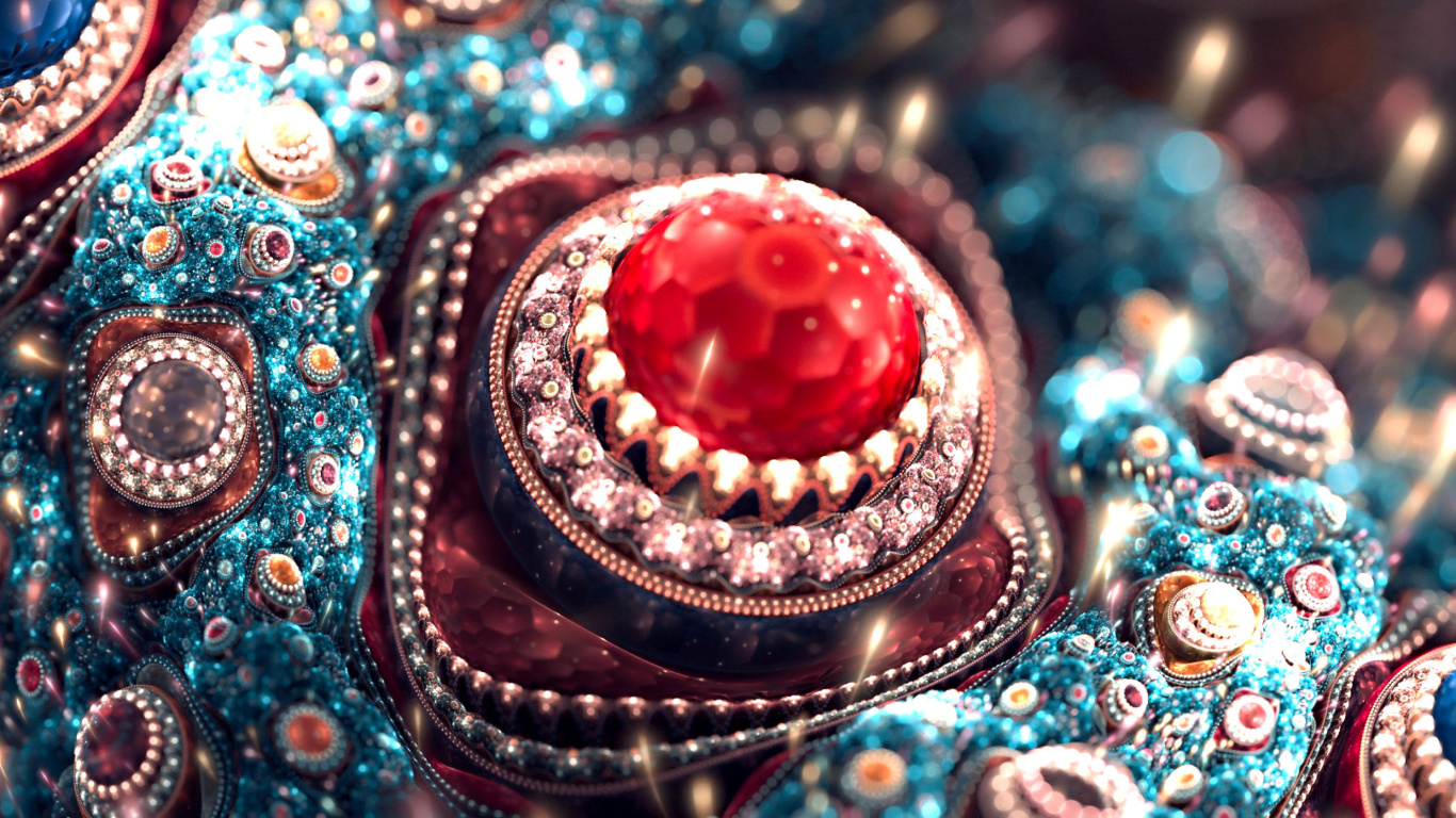 Screenshot №1 pro téma Gem and Jewellery 1366x768