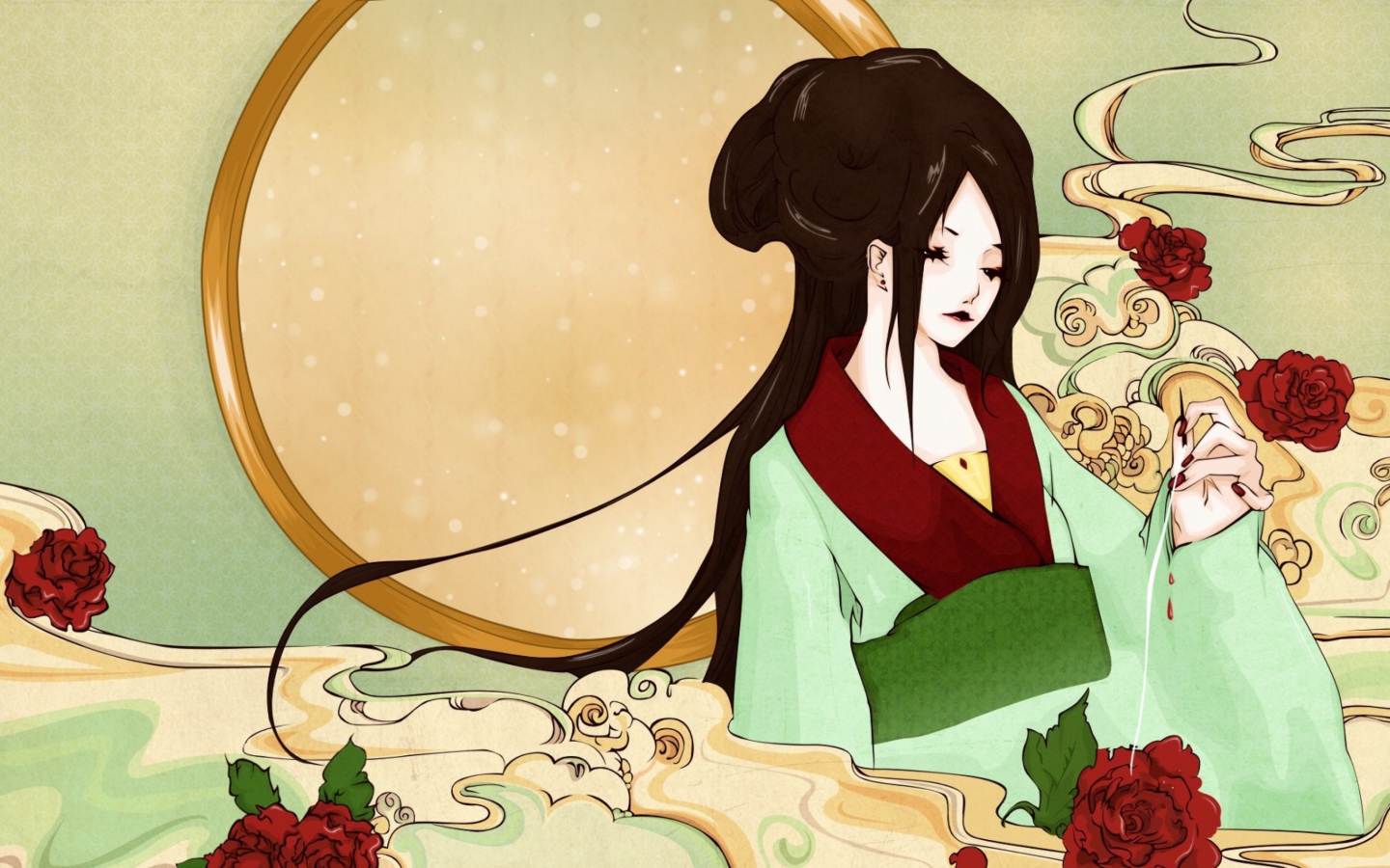 Screenshot №1 pro téma Geisha 1440x900