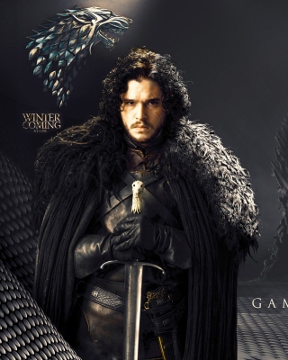 Game Of Thrones actors Jon Snow and Cersei Lannister - Obrázkek zdarma pro Nokia Lumia 800