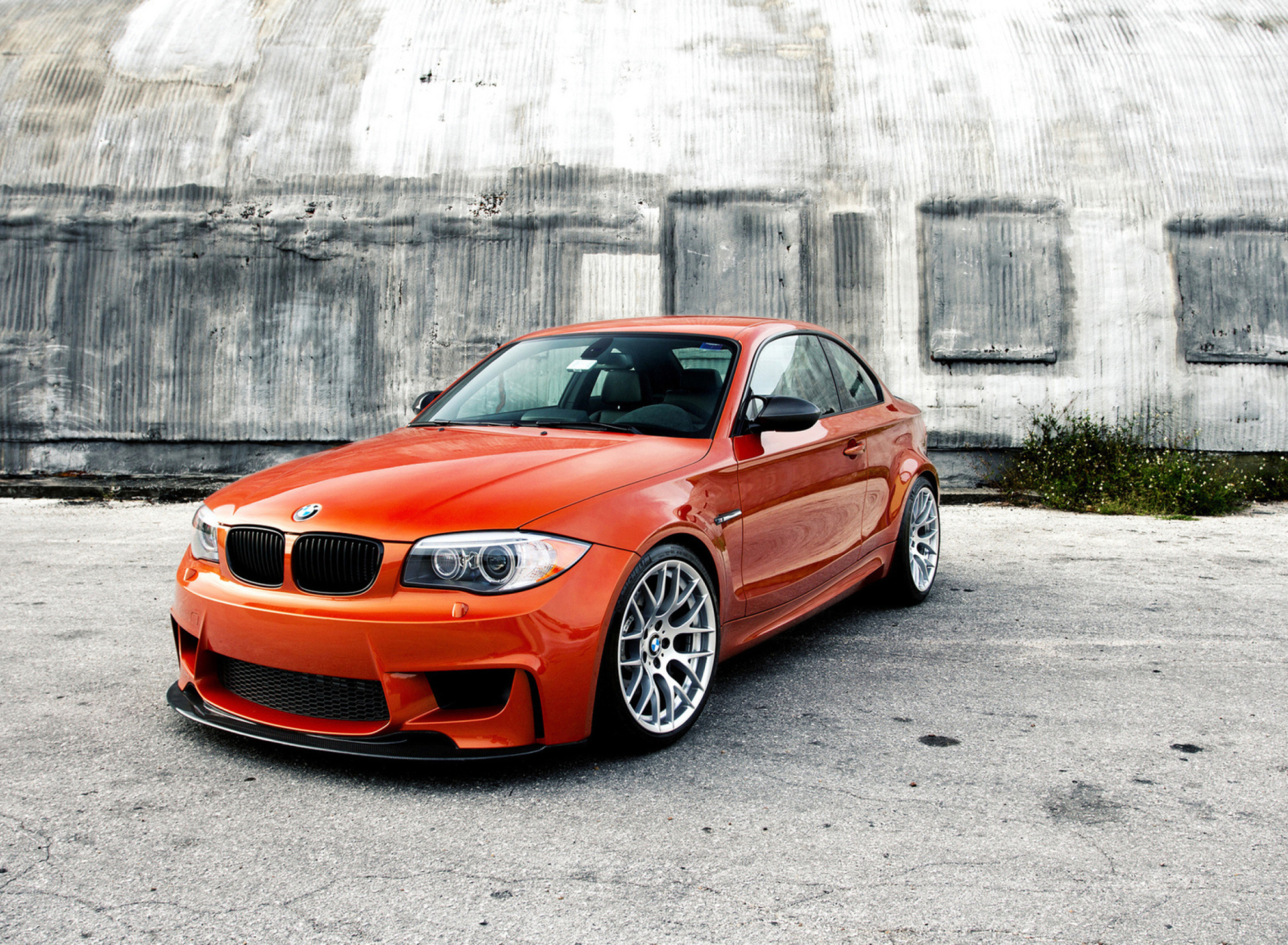 Orange Bmw wallpaper 1920x1408