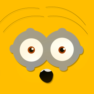 Minion Eyes - Obrázkek zdarma pro iPad