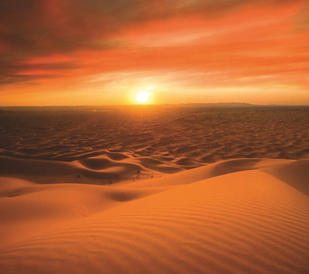 Fondo de pantalla Morocco Sahara Desert 1080x960