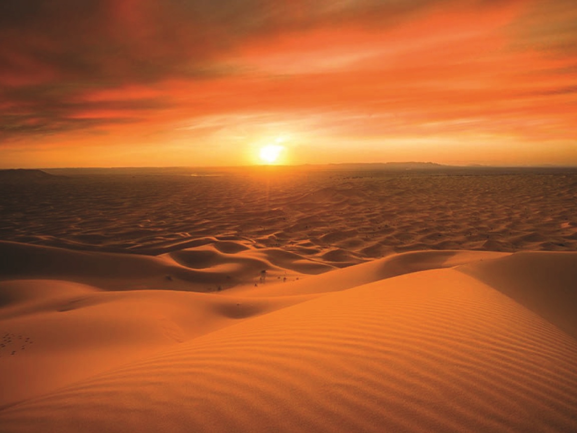 Morocco Sahara Desert wallpaper 1152x864