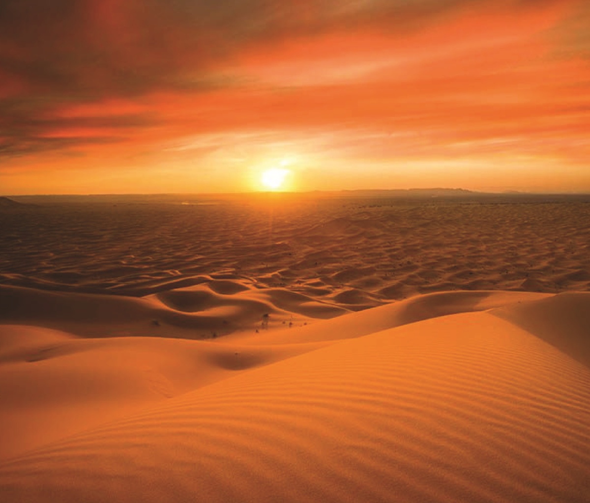 Fondo de pantalla Morocco Sahara Desert 1200x1024