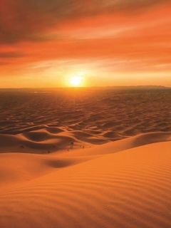 Fondo de pantalla Morocco Sahara Desert 240x320