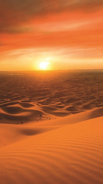 Das Morocco Sahara Desert Wallpaper 360x640