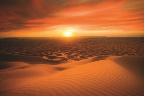 Fondo de pantalla Morocco Sahara Desert 480x320