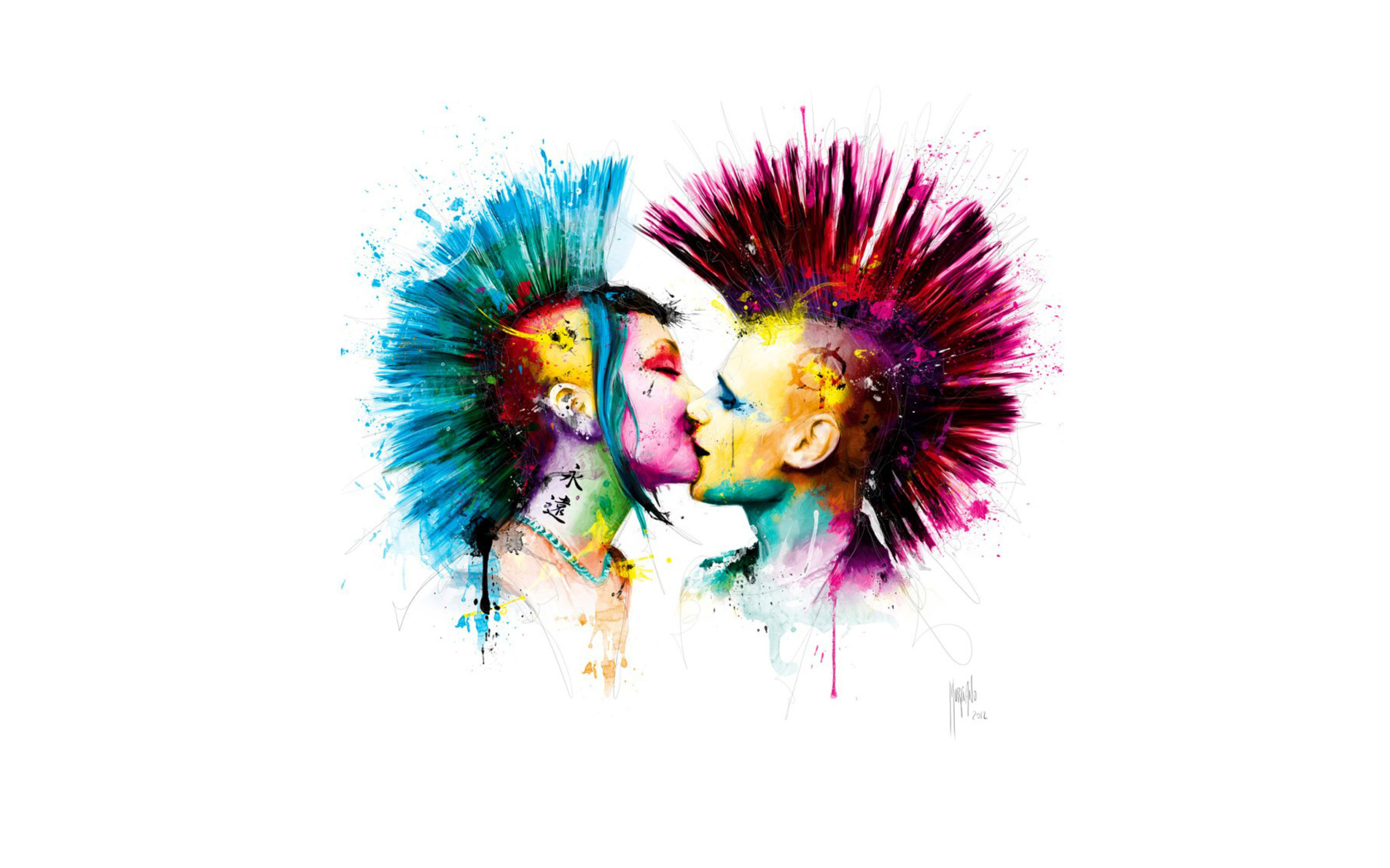 Das Punk Kiss Wallpaper 2560x1600