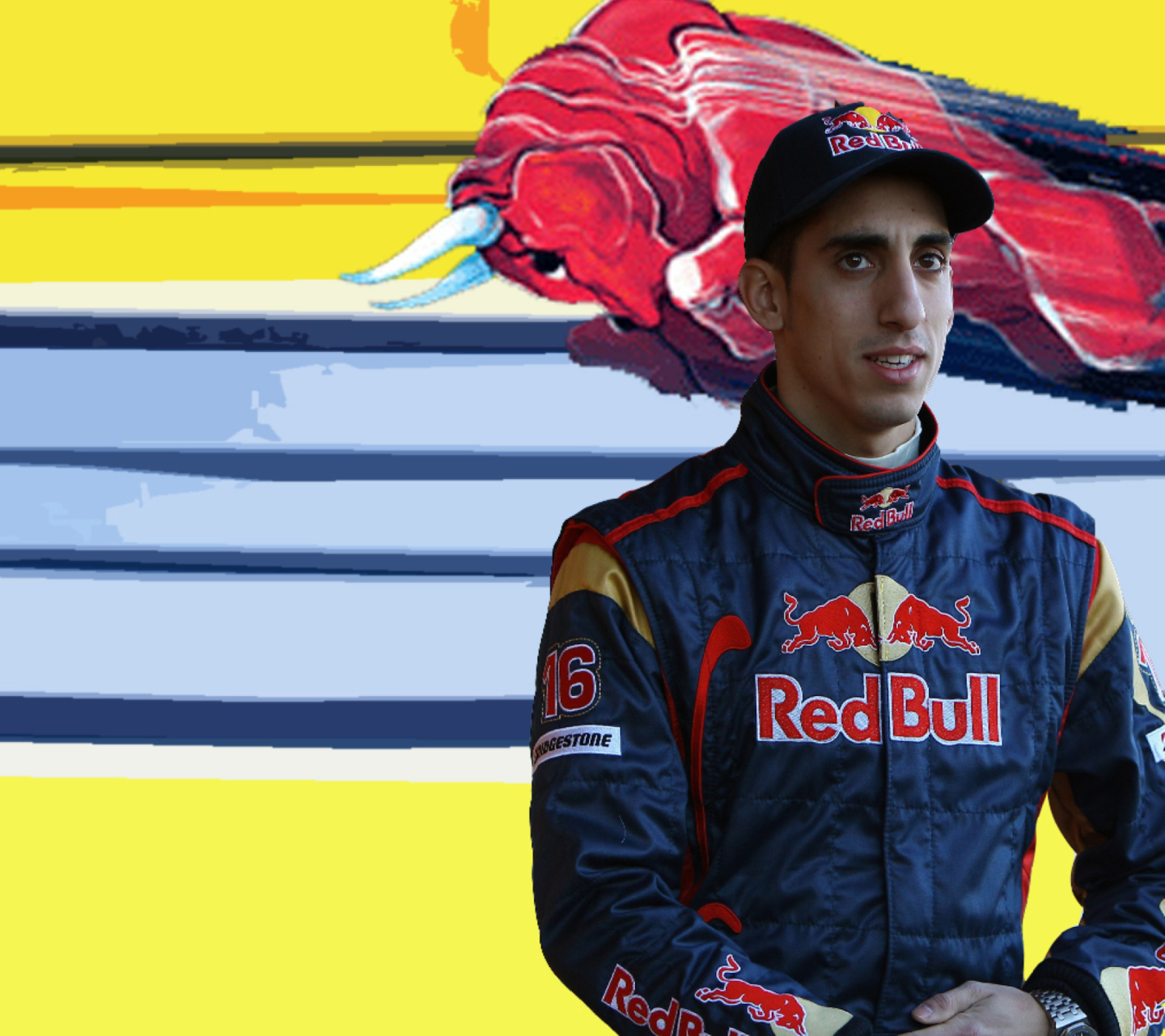 Fondo de pantalla Red Bull Team F1 1440x1280