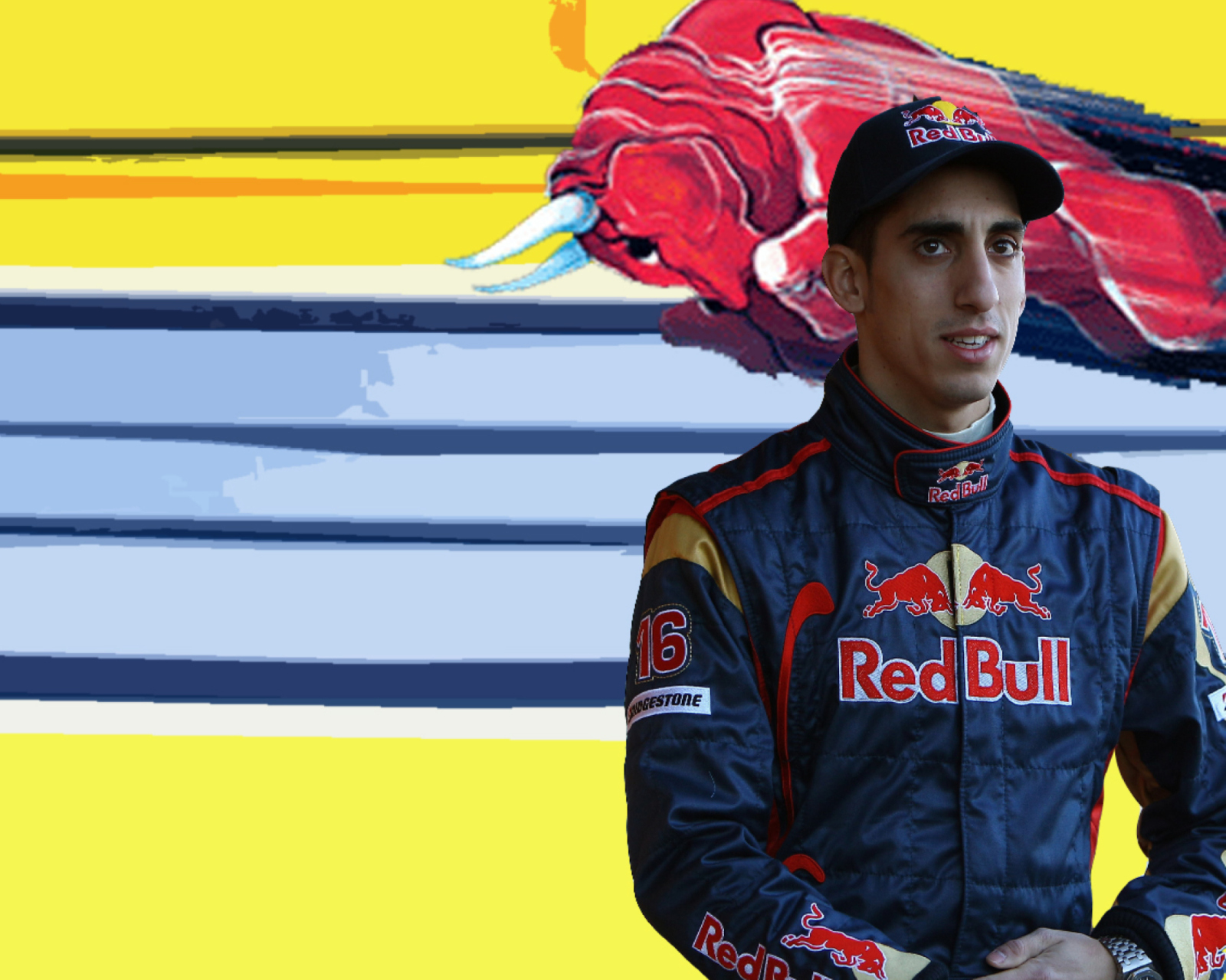 Fondo de pantalla Red Bull Team F1 1600x1280