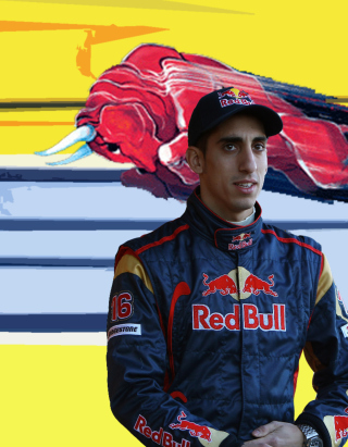 Red Bull Team F1 Background for 768x1280