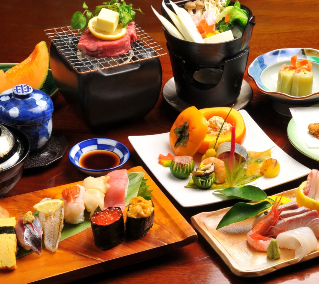 Japanese cuisine wallpaper 1080x960