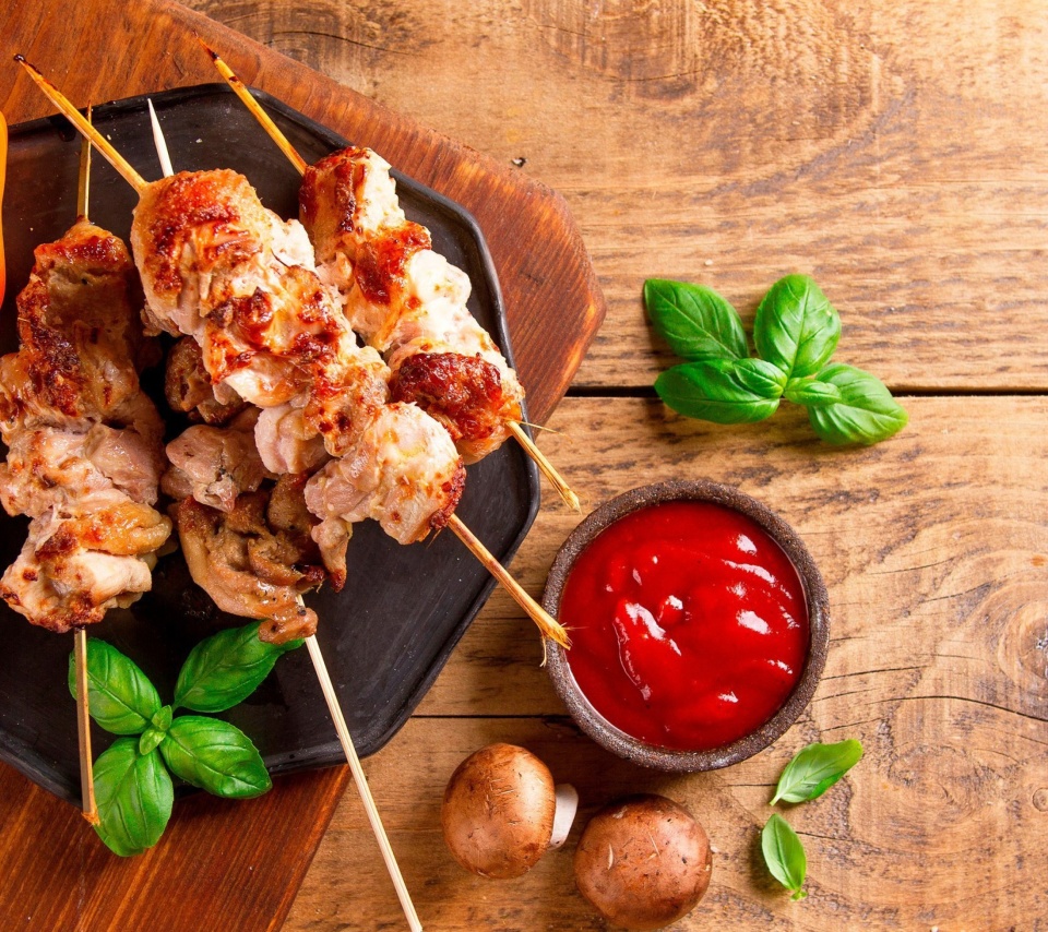 Barbecue Meat wallpaper 960x854