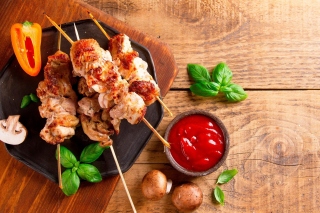 Barbecue Meat Background for Android, iPhone and iPad