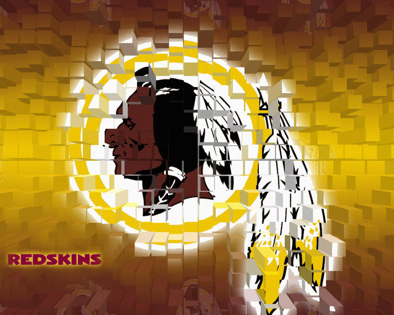 Washington Redskins NFL Team screenshot #1 1280x1024