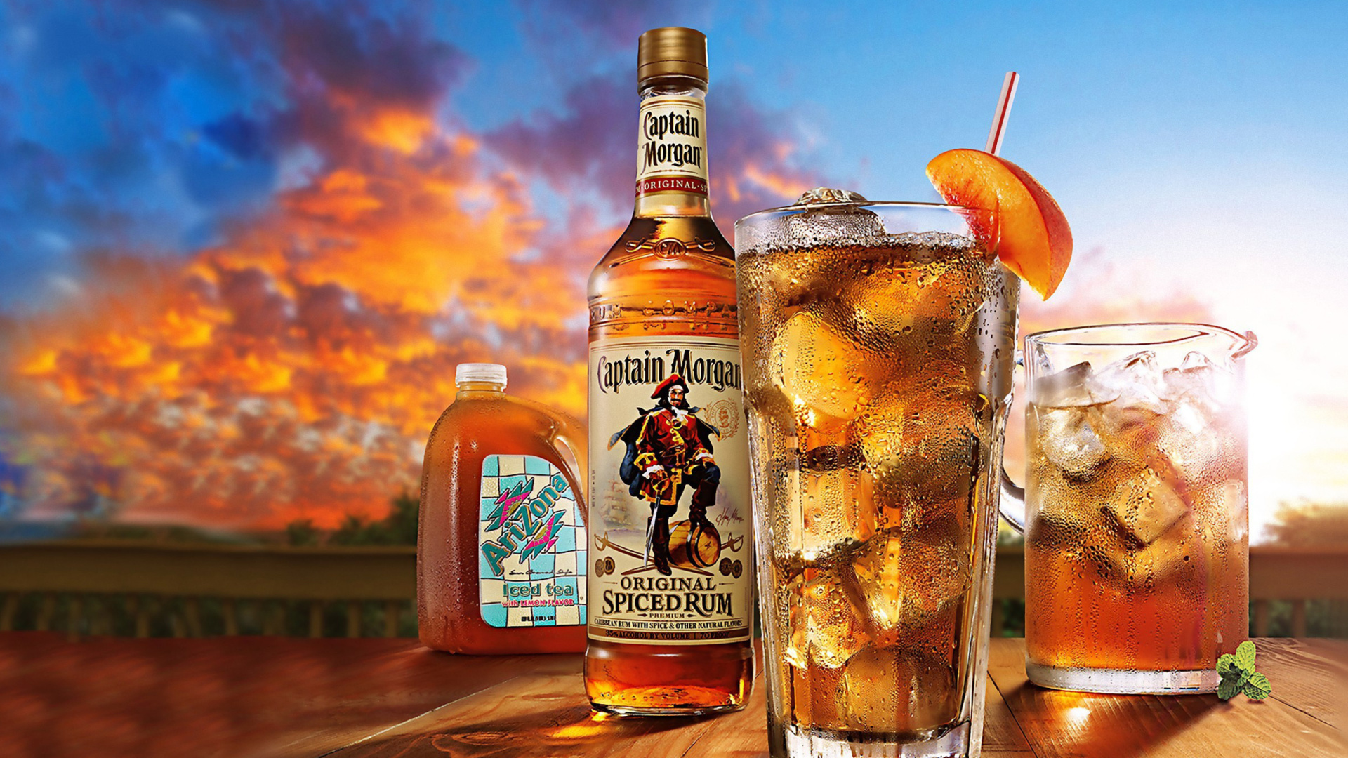 Captain Morgan Rum in Cuba Libre wallpaper 1920x1080