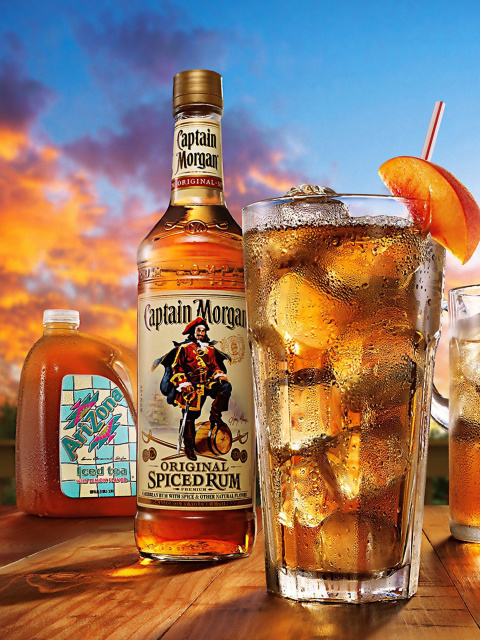 Sfondi Captain Morgan Rum in Cuba Libre 480x640