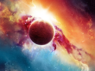 Das Space And Planet Wallpaper 320x240