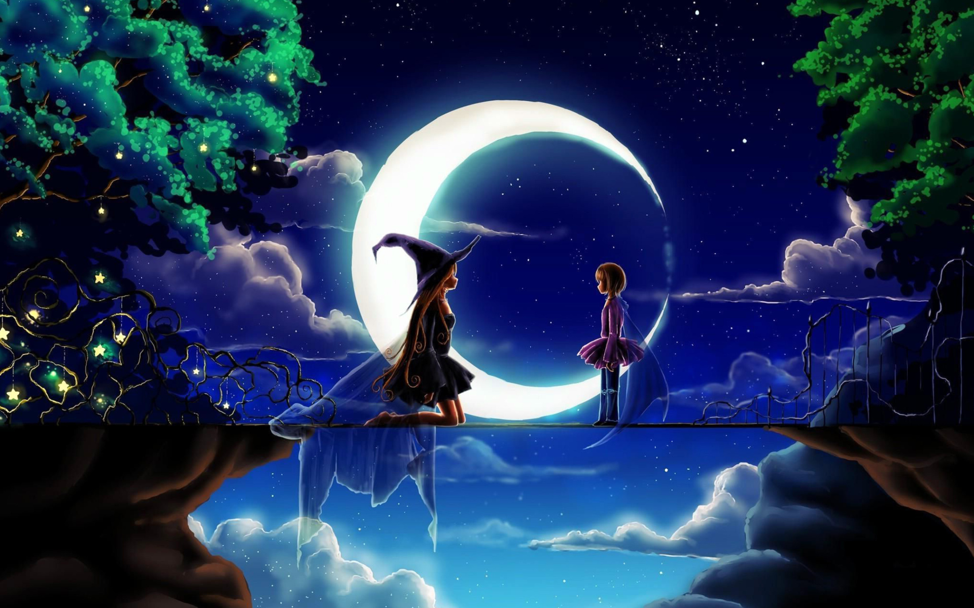 Fondo de pantalla Fairy and witch 1920x1200