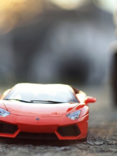 Screenshot №1 pro téma Red Toy Car 240x320