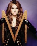 Обои Miley Cyrus Who Owns My Heart 128x160