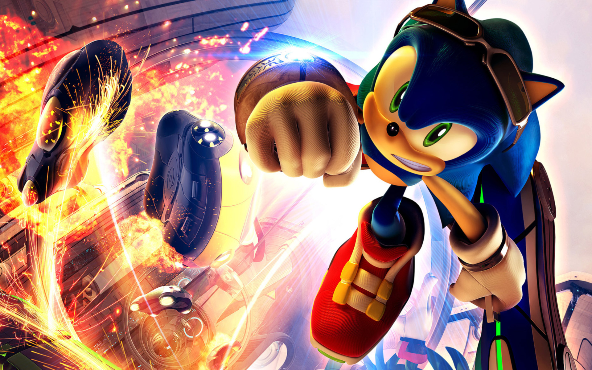 Fondo de pantalla Sonic Free Riders 1920x1200