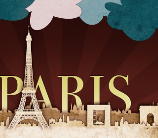 Free Paris Artistic Picture for iPad 2