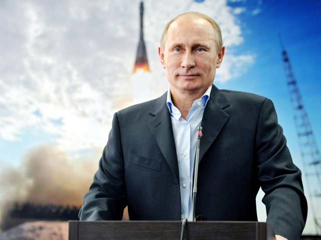 Das Vladimir Vladimirovich Putin Wallpaper 640x480