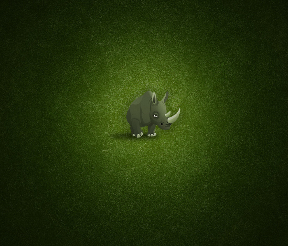 Screenshot №1 pro téma Cute Rhino 1200x1024