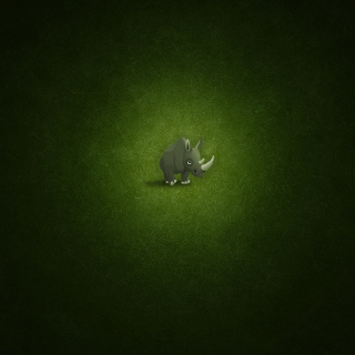 Cute Rhino - Obrázkek zdarma pro iPad Air