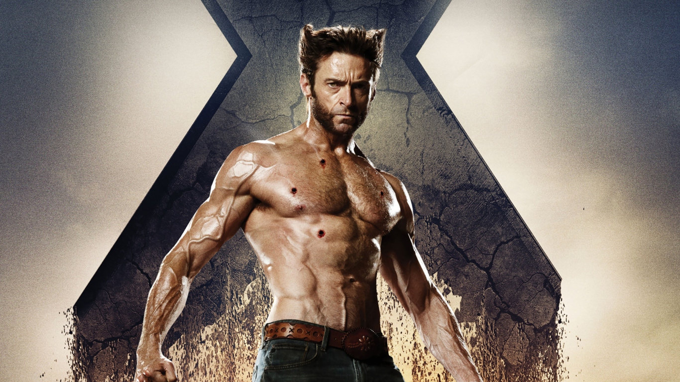 Fondo de pantalla Wolverine In X Men Days Of Future Past 1366x768