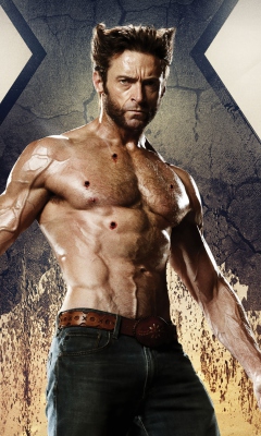 Das Wolverine In X Men Days Of Future Past Wallpaper 240x400