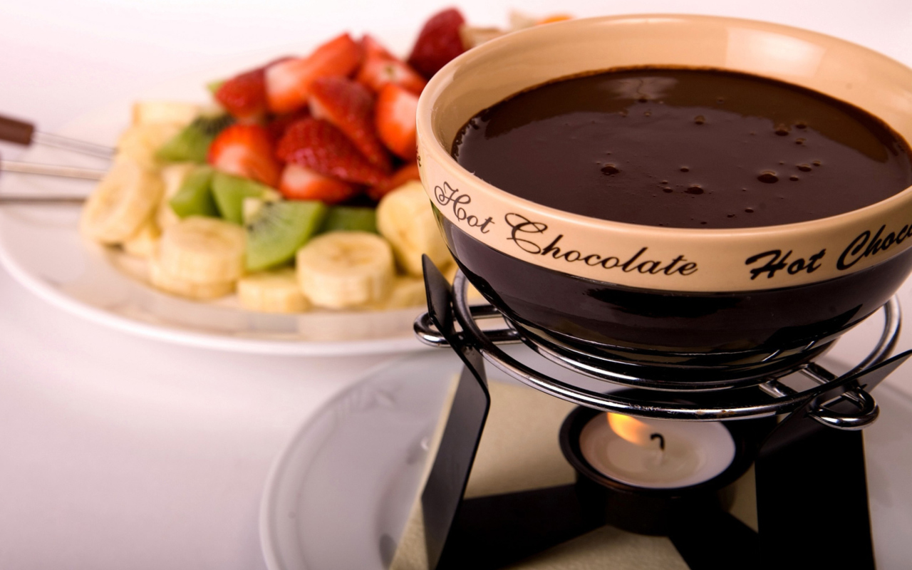 Screenshot №1 pro téma Fondue Cup of Hot Chocolate 1280x800