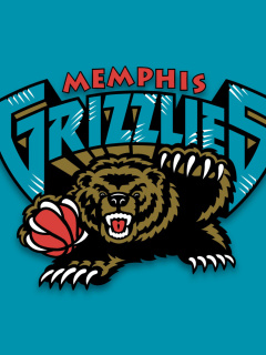 Screenshot №1 pro téma Memphis Grizzlies 240x320
