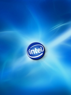 Das Blue Intel Wallpaper 240x320