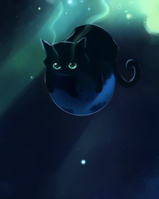 Space Cat - Obrázkek zdarma pro 768x1280