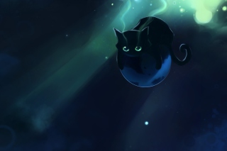 Space Cat - Obrázkek zdarma pro Nokia C3