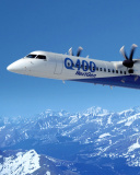 Das Bombardier Dash 8 Q400 NextGen Wallpaper 128x160