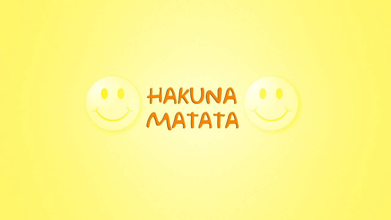 Fondo de pantalla Hakuna Matata 1280x720