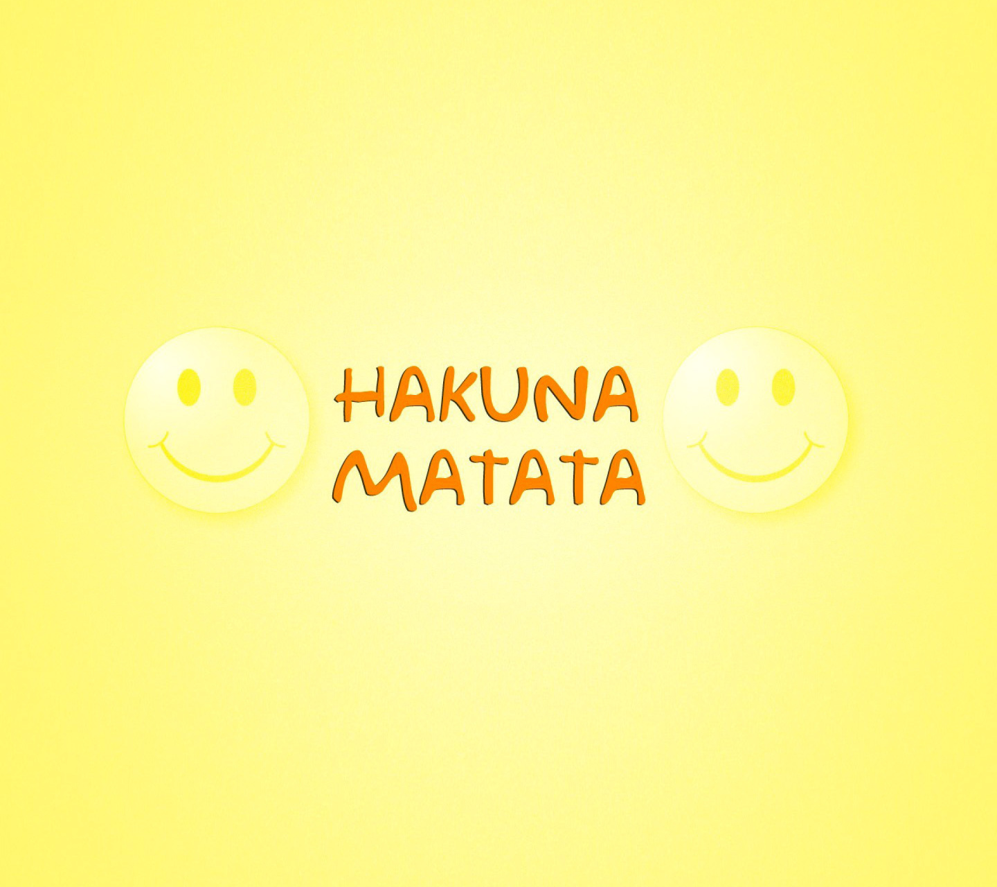 Fondo de pantalla Hakuna Matata 1440x1280