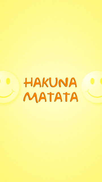 Screenshot №1 pro téma Hakuna Matata 360x640