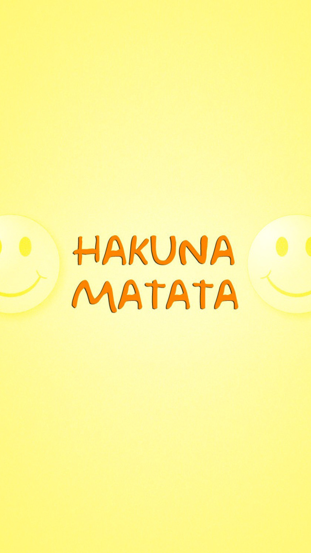 Screenshot №1 pro téma Hakuna Matata 640x1136