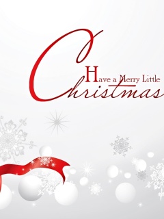 Have A Little Christmas wallpaper 240x320