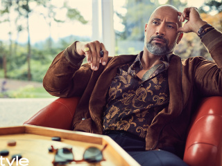 Dwayne Johnson The Rock Instyle wallpaper 320x240