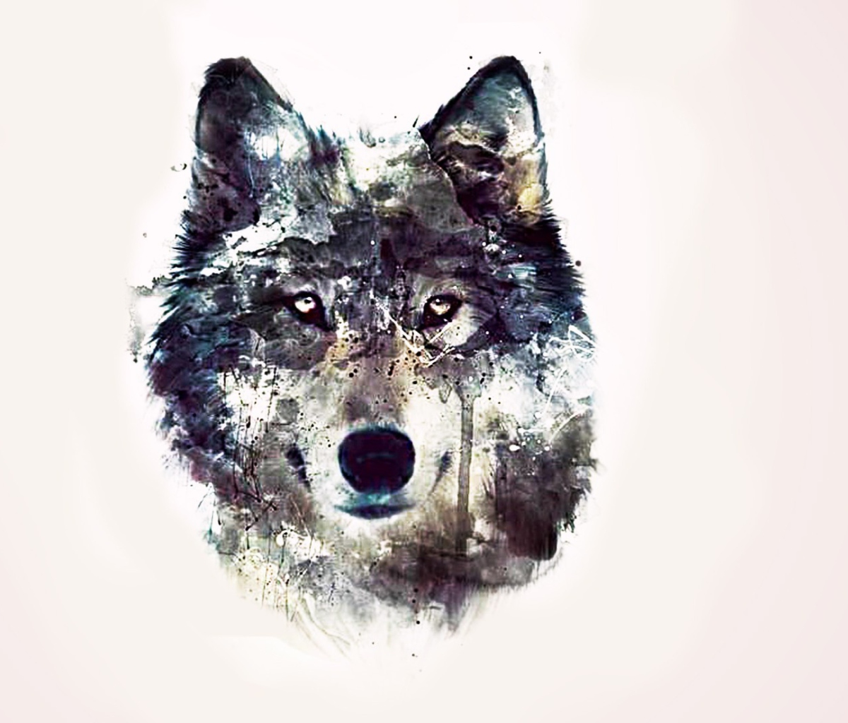 Fondo de pantalla Wolf Art 1200x1024