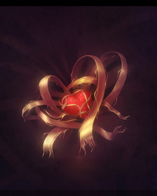 Valentine's Day Heart - Obrázkek zdarma pro 640x960