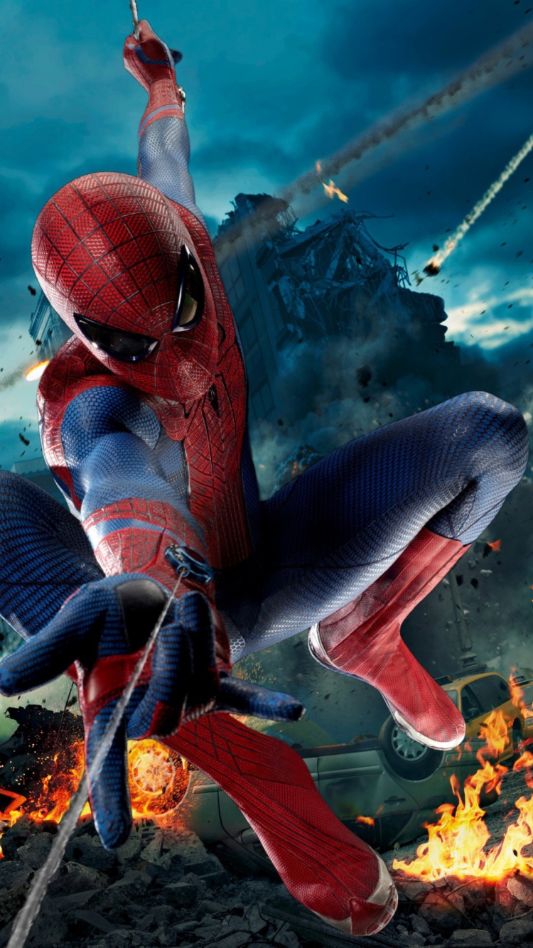 Fondo de pantalla Avengers Spiderman 750x1334