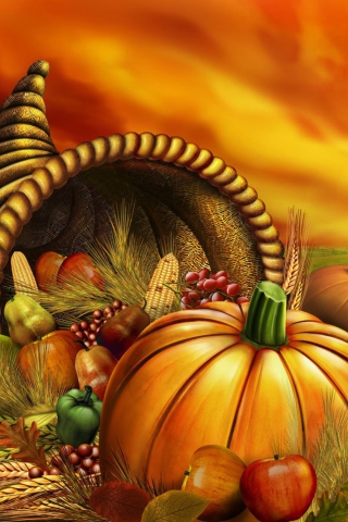 Screenshot №1 pro téma Thanksgiving Pumpkin 320x480