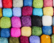 Fondo de pantalla Colorful Wool 220x176