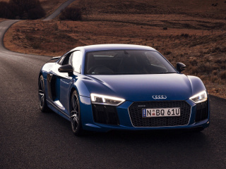 Sfondi Audi R8 V10 Quattro 320x240